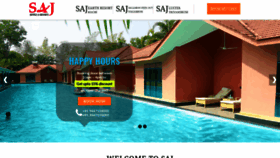 What Sajhotels.com website looked like in 2019 (4 years ago)