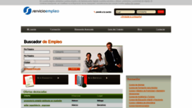 What Servicioempleo.com website looked like in 2019 (4 years ago)
