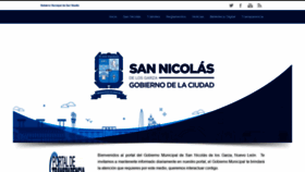 What Sanicolas.gob.mx website looked like in 2019 (4 years ago)