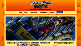 What Stayatindianabeach.com website looked like in 2019 (4 years ago)