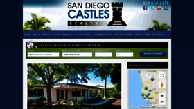 What Sandiegocastles.com website looked like in 2019 (4 years ago)