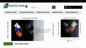 What Sante-nat.fr website looked like in 2019 (4 years ago)