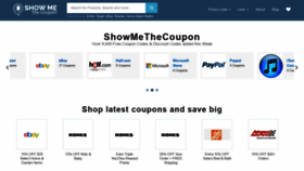 What Showmethecoupon.com website looked like in 2019 (4 years ago)