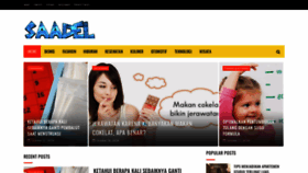 What Saadel.com website looked like in 2019 (4 years ago)