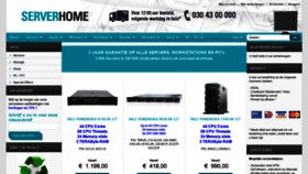 What Serverhome.nl website looked like in 2019 (4 years ago)