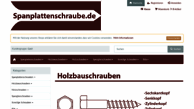 What Spanplattenschraube.de website looked like in 2019 (4 years ago)