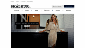 What Skalkur.fo website looked like in 2019 (4 years ago)