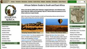 What Safari.co.za website looked like in 2019 (5 years ago)