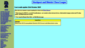 What Stockportchessleague.org.uk website looked like in 2019 (4 years ago)