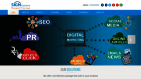 What Signsolutions.co.in website looked like in 2019 (4 years ago)