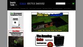 What Septictank.co.uk website looked like in 2019 (4 years ago)