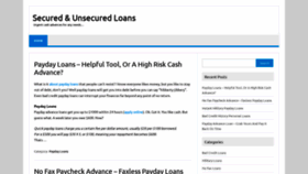 What Secured-and-unsecured-loans.com website looked like in 2019 (4 years ago)