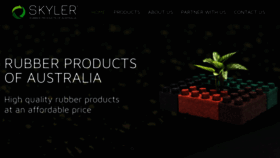 What Skylerrubber.com.au website looked like in 2019 (4 years ago)