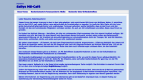 What Sallys-ms-cafe.de website looked like in 2019 (4 years ago)