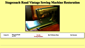 What Stagecoachroadsewing.com website looked like in 2019 (4 years ago)