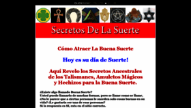 What Secretosdelasuerte.com website looked like in 2019 (4 years ago)