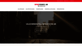 What Spolvision.se website looked like in 2019 (4 years ago)