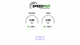 What Speedput.com website looked like in 2019 (4 years ago)