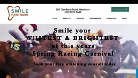 What Smilehawthorn.com.au website looked like in 2019 (4 years ago)