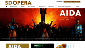 What Sdopera.com website looked like in 2019 (4 years ago)