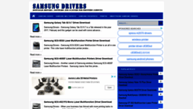 What Samsung-drivers.com website looked like in 2019 (4 years ago)