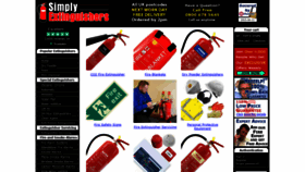 What Simplyextinguishers.co.uk website looked like in 2019 (4 years ago)