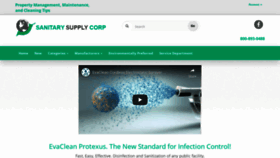What Sanitarysupplycorp.com website looked like in 2019 (4 years ago)
