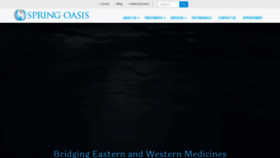 What Spring-oasis.com website looked like in 2019 (4 years ago)
