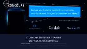 What Storylab.fr website looked like in 2019 (4 years ago)