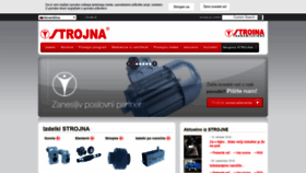 What Strojna.si website looked like in 2019 (4 years ago)