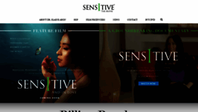 What Sensitivethemovie.com website looked like in 2019 (4 years ago)