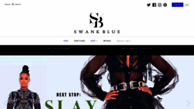 What Swankblue.com website looked like in 2019 (4 years ago)