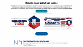 What Sensodyne.nl website looked like in 2019 (4 years ago)