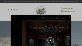 What Sheepdrove.com website looked like in 2019 (4 years ago)
