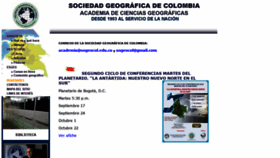 What Sogeocol.edu.co website looked like in 2019 (5 years ago)
