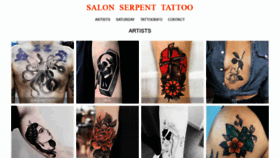 What Salonserpent.com website looked like in 2019 (4 years ago)