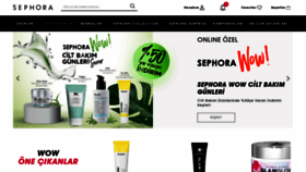 What Sephora.com.tr website looked like in 2019 (4 years ago)