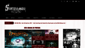 What Subterraneoheavy.com website looked like in 2019 (4 years ago)