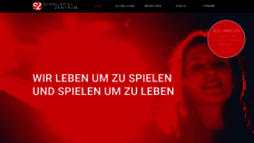 What Schauspiel-zentrum.de website looked like in 2019 (4 years ago)