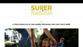 What Supermeninas.com.br website looked like in 2019 (4 years ago)
