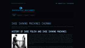 What Shoeshiningmachine.com website looked like in 2019 (4 years ago)