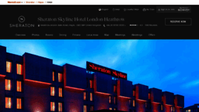 What Sheratonskyline.com website looked like in 2019 (4 years ago)