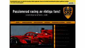What Svenskaracefans.com website looked like in 2019 (4 years ago)