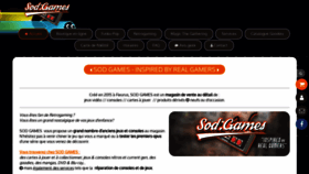 What Sodgames.be website looked like in 2019 (4 years ago)