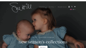 What Suehillchildrenswear.com website looked like in 2019 (4 years ago)