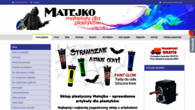 What Sklepmatejko.pl website looked like in 2019 (4 years ago)