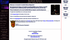 What Scottish-history.com website looked like in 2019 (4 years ago)