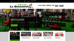 What Samourai-gymclub.com website looked like in 2019 (4 years ago)