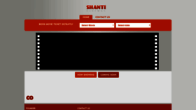What Shanticinemas.com website looked like in 2019 (4 years ago)