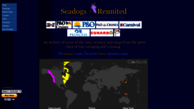 What Seadogs-reunited.com website looked like in 2019 (4 years ago)